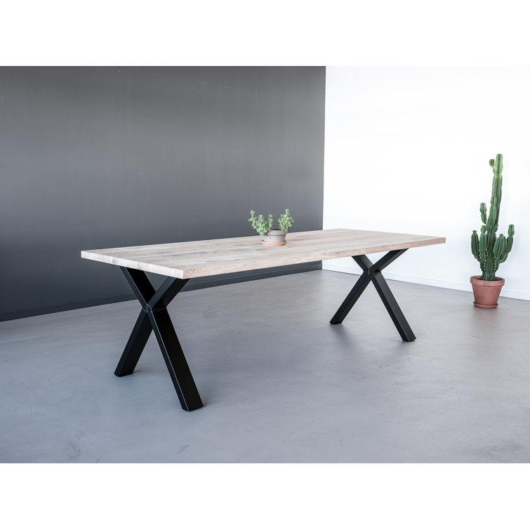 Borough Wharf Kenilworth Solid Oak Dining Table Wayfair.co.uk